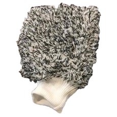 蠟妹緹緹 超細纖維洗車手套 21*30 雙色洗車清潔用品, 黑色, 1個