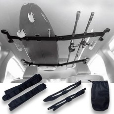 카고 형프 캐리어 벨트 CARLOOF CARRIER BELT 서프 보드 스노보드 낚시대 차량 내부 천장 간단 장착 벨트