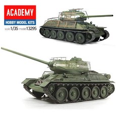 85 프라모델295 베를린1945 독일 T34 탱크전차 프라모 cha*641tC, 1개