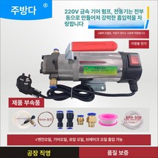 엔진오일 석션기 흡입기 폐유 빼기 드레인 추출기, 1개, 220V 대용량-4 6 10관4mm