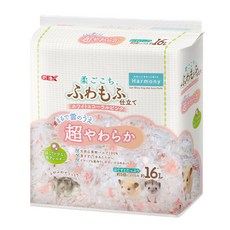 GEX Harmony 超柔軟寵物紙墊料 珊瑚粉 16L 低粉塵 低過敏, 1個