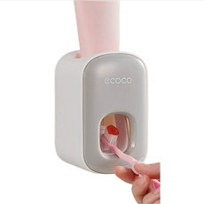 치약 짜기홀더 치약 디스펜서 치약짜개 자동정량 디스펜서 욕실위생관리용, 1개, 화이트