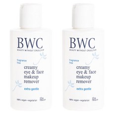 BWC 크리미 아이 & 페이스 메이크업 리무버 엑스트라 젠틀, 118ml, 2개