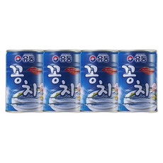 유동 꽁치, 4개, 400g