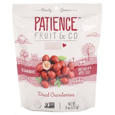 Patience Fruit & Co 드라이드 크랜베리, 227g, 1개