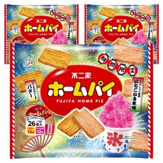 HomePie 經典美味奶油口味 14入 + 酥脆口感草莓刨冰口味 12入, 3個