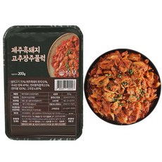 [홈쇼핑] 제주 흑돼지 고추장 주물럭 제육 볶음 밀키트, 200g, 8세트
