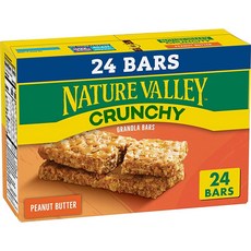 Nature Valley 크런치 그래놀라 바 피넛 버터, 1개, 506g
