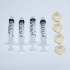 피딩 필수품 주사기 크레스티드게코 전용 - 도마뱀 5ml 주사기 4개 파충류, 1개, 1ml