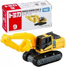 TAKARA TOMY 多美小汽車 NO 09 KOMATSU 油壓挖土機 TM009A, 1個