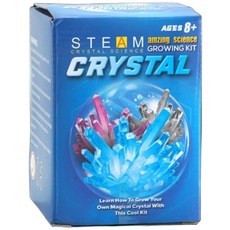 水晶種植實驗 自然實驗 可生長水晶 生長結晶 水晶樹 科學小實驗套裝 趣味種植科學實驗 diy手工製作兒童玩具, 1個