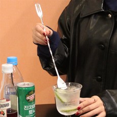 [Allhaving] 스텐 머들러 32cm 양면바스푼