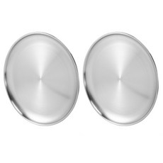 10 인치 피자 팬 2 스테인레스 스틸 피자 라운드 베이킹 트레이 베이킹 서빙을위한 선명한 오븐 팬 내구성