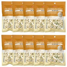 애니펫 비타 그린티 비스켓 강아지 간식 비스킷, 그린티 우유녹차, 100g, 10개