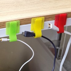 디지털 정리용 벨크로 케이블 타이