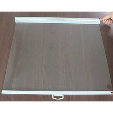 냉장고 롤스크린 쇼케이스 투명 커버 커튼 가림막 110x150cm 투명타공