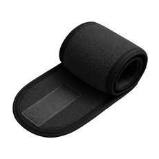 아띠꼴로 딱 붙어 세안 헤어밴드 세면 세수 찍찍이 머리띠 2개1세트, 클린블랙, 1개