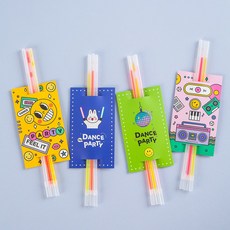 선물 KC인증 썸머 야광 스틱 팔찌 낱개 3개입 콘서트 응원봉 파티 행사 워터밤 클럽