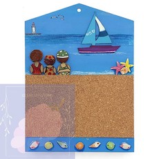 GS 코르크메모 액자 만들기 바닷가 풍경 코르크공예