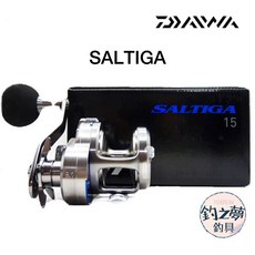 DAIWA SALTIGA 15 鼓式捲線器 5.1:1 傳動比 405g, 15 右手捲