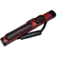 당구 가방 큐가방 큐집 2X2 당구대 풀 큐 튜브 휴대 케이스, Red