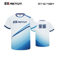 스펙트럼 아울렛 RT-3/4184 블루 남성/여성 반팔티 배드민턴 탁구 스쿼시 스포츠 의류