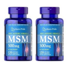 퓨리탄스 프라이드 MSM 500mg 캡슐 120정, 2개