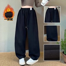 女童加絨運動褲 中大童女孩洋氣衛褲 加厚兒童香蕉褲