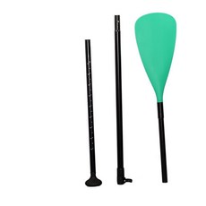 【釣友俱樂部】SUP划槳 尼龍槳葉 鋁合金船槳, 成人綠色單槳