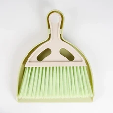 고양이 햄스터 쓰레받기 작은 빗자루 세트 애완 반려 동물 전문 청소 도구 토끼 Pooper Scooper 기니피그 화장실 악세사리, [01] Green