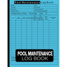 수영장 유지보수 기록부 정보 추적기 | 정리 체크리스트 120페이지