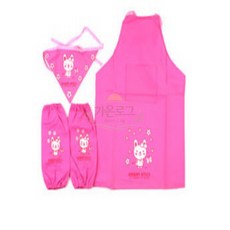 가온로그 앞치마 세트 유치원미술재료, 여아세트