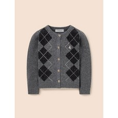 빈폴 키즈 키즈여아 아가일 가디건 카디건 - 애쉬 521228