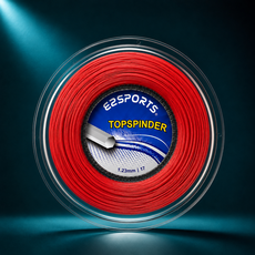 EZSPORTS TOPSPINDER 網球線 1.23mm / 17, 紅色, 1個