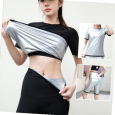 반팔땀복세트 여성 반팔 땀복 상하세트 ELT-010