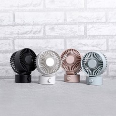 탁상 선풍기 미니 써큘레이터 저소음 책상 사무실 독서실 차량 휴대용 데스크, 상세페이지 참조, 탁상선풍기_화이트
