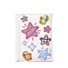 星星ins風學生可愛卡包中小學錢包時尚多卡位三折短款摺疊零錢包