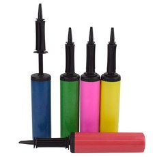 하우스픽 풍선공기주입기 랜덤컬러 수동 풍선 펌프 1개