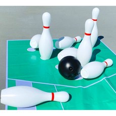 대형 볼링 게임 소품 팀빌딩 실내외 보드 게임용, 30cm A볼링핀세트(핀10개+13cm공2개)