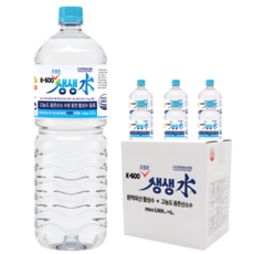 생생수 프리미엄 초정리 산소수, 6개, 1.8L