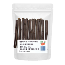 광림 천연건조 사과나무스틱 45g 이갈이 토끼 친칠라 햄스터 기니피그, 1개