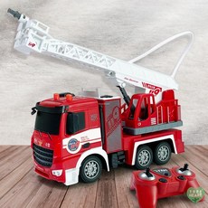 Toymall 무선조종자동차 사다리소방차 타이탄rc사다리차소방차, 1개