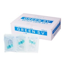 두원 나비침 Scalp Vein Set DEHP Free 100개/팩 x규격선택품목, 1박스, 25G 3/4"