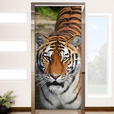 아트박스/꾸밈 tl429-풍수부귀의호랑이_현관문시트지, 본품