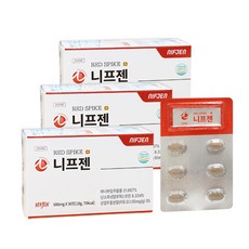 니프젠 스파이크 프리미엄 600mg, 30정, 3개