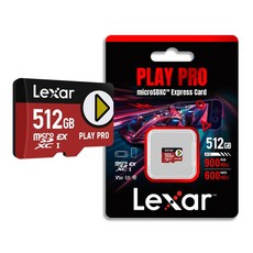 Lexar PLAY PRO microSDXC Express 記憶卡, 1個, 512GB