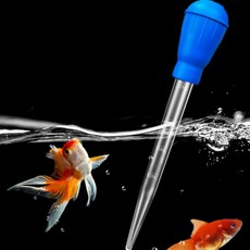 어항 스포이드 온도계 청소 흡입 수족관 빨대 치어 수질 분리