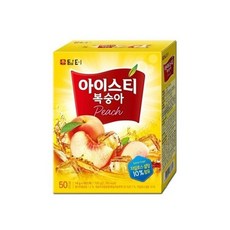 담터 아이스티 복숭아 50t, 14g, 50개입, 1개