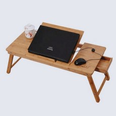 ZIO-BIZ 원목 베드테이블 700 x 340 x 290~380 mm