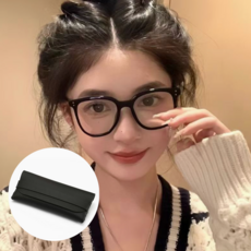 얼굴이 작아보이는 뿔테 안경테 남녀공용 + 케이스